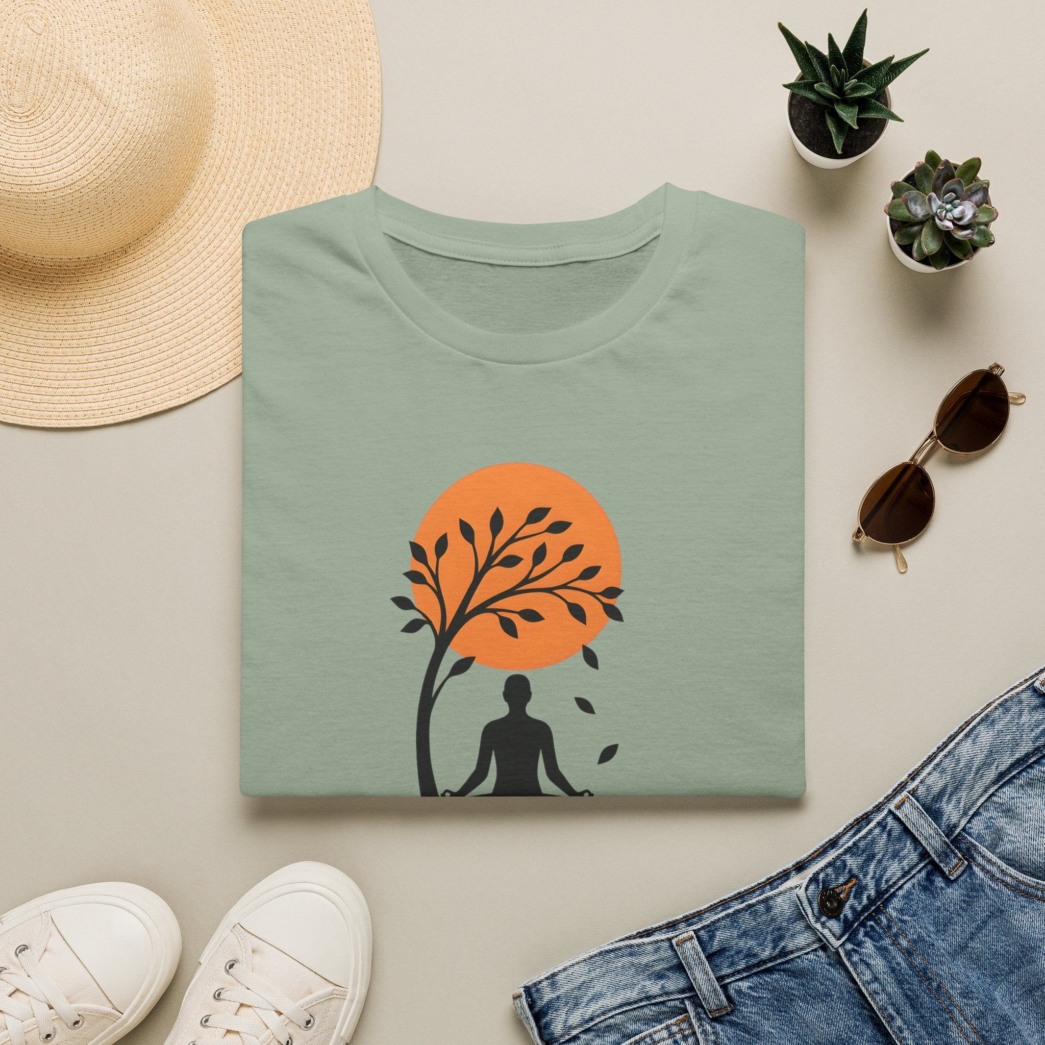 Stillness Meditation Silhouette T-Shirt