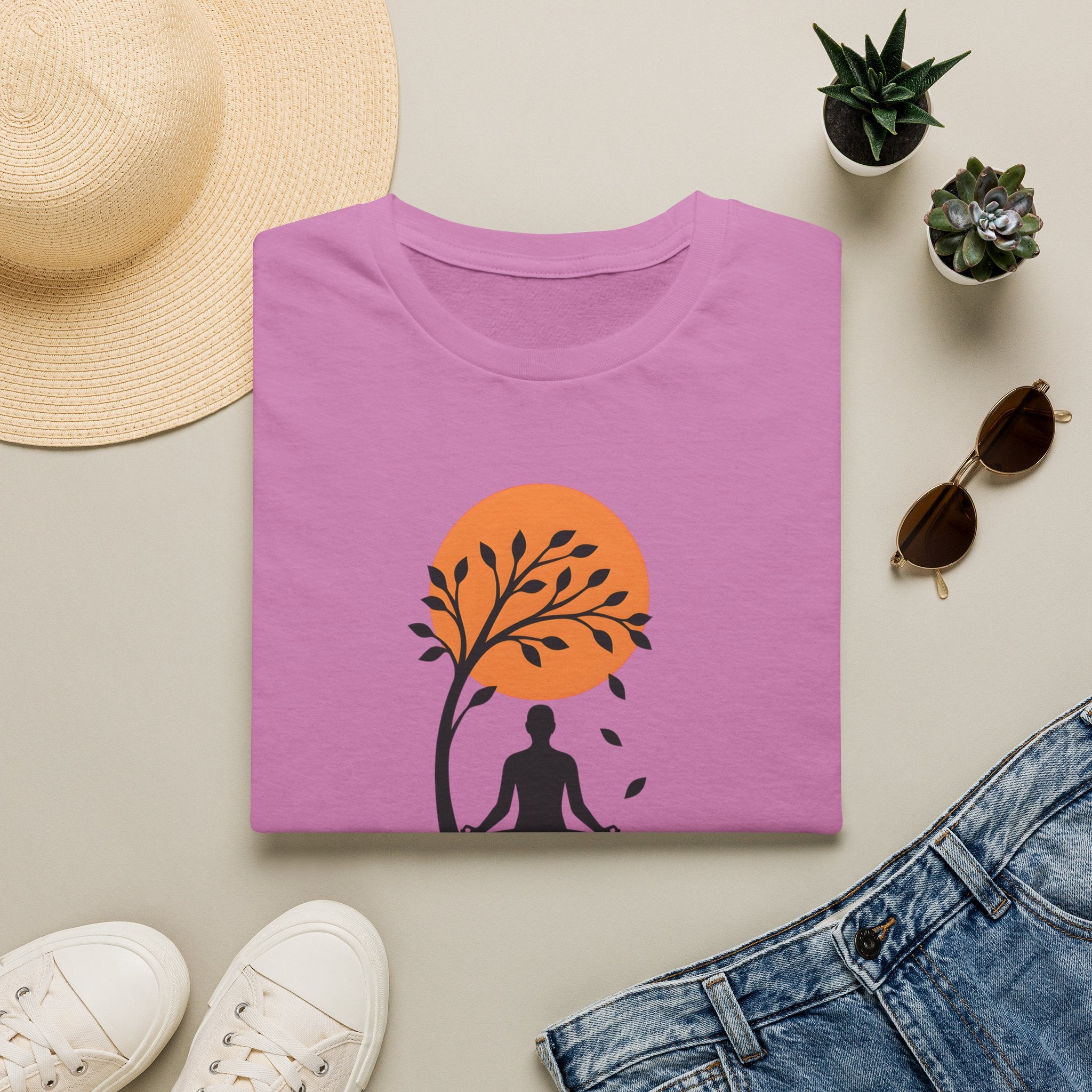 Stillness Meditation Silhouette T-Shirt