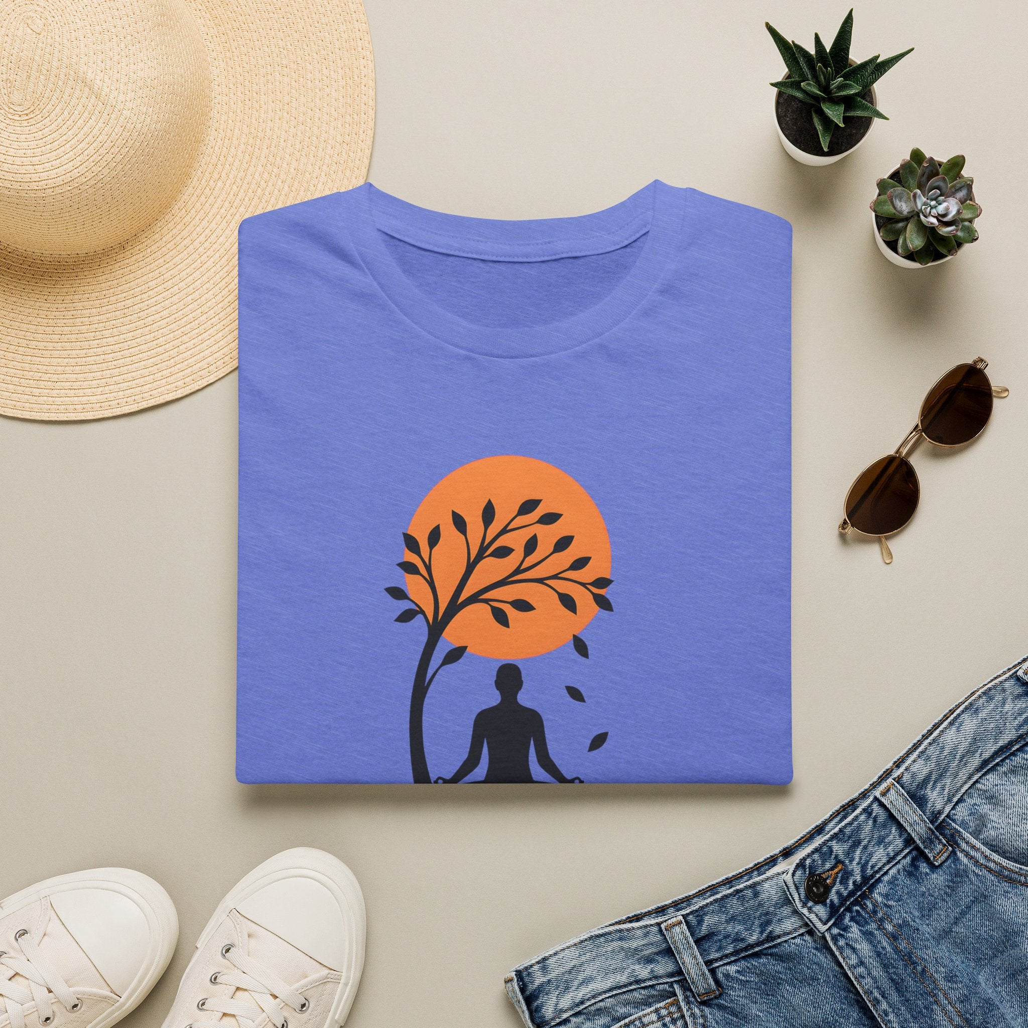 Stillness Meditation Silhouette T-Shirt